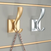 Golden adhesive hook a single access after the adhesive hook shoes cabinet inside the wardrobe clothes coat hook Wall gua yi single hook simple