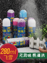 Christmas snowflake spray spray flower props flying snow spray wedding artificial fake snowflake foam simulation snow easy to wash