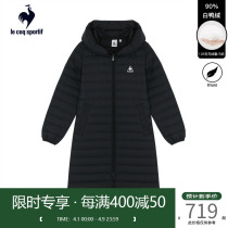Lekak womens duvet jacket for winter warm and casual sports with a long light and thin jacket