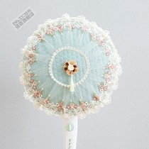 New household electric fan cover dust cover lace household fabric electric fan cover all round landing