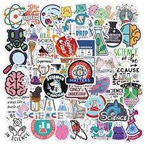 50 non-repeating stickers cartoon cute science laboratory laptop hand account mobile phone stickers waterproof