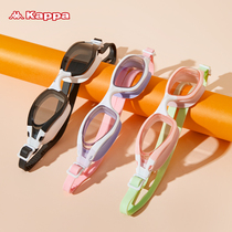 kappa kappa swimming goggles women waterproof anti-fog HD men swimming cap swimming goggles set myopia swimming glasses