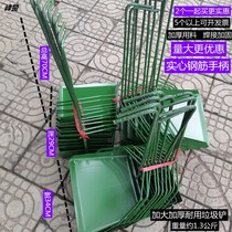 Thickening and increasing iron-fixing factory ash bucket school unit garbage shovel dustpan bucket outdoor garbage bucket