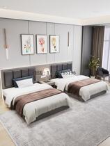 Hotel furniture standard room full set of customized guest room apartment five-star big bed homestay twin bed all season hotel special bed