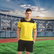 Football referee suit suit mens short sleeve professional competition team training football referee equipment custom printing number