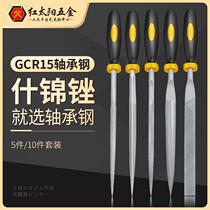 File woodworking shaping small contusion knife polishing tool triangle steel file set mini semi-circle assorted metal file