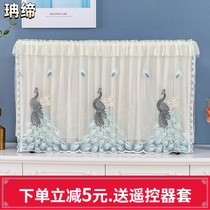 Household simple fabric LCD hanging sitting boot does not take lace TV cover dust cover 50 inches 55 inches 65 inches