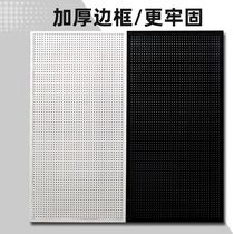 Cave board shelf with border hole board display stand on the wall jewelry display rack kitchen storage mobile phone accessories