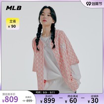 MLB official mens and womens baseball shirt couples retro presbyaise cardigan comfortable leisure sports Autumn New BSU1