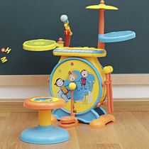 Paoli Children Jazz Drum Rack Subdrum Knocks Percussion Instruments Children Musical Instruments Sound Toys Children Electronic Organ With Microphone