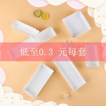 Baking sandwich box snow Mei Niang meat pine beetle puff cake roll cowhide long Square West Point box