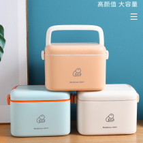 Household medicine box storage box family baby children medical cute multi-layer super large capacity dormitory small medicine box classification