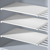 Large wardrobe Layered partition Hole-free wardrobe partition Layered rack Clothes storage in the cabinet telescopic shelf