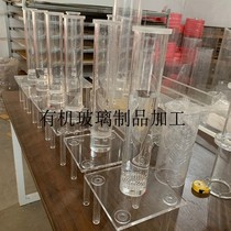 Plexiglass soil erosion experiment equipment Soil erosion infiltration experiment soil column infiltration experiment soil column 1L