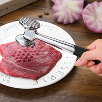 Double-sided loose meat hammer steak hammer tender meat needle stainless steel zinc alloy smashing pork chop new meat hammer tool
