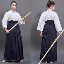 Dress kendo kendo hakama White Blue Seven-sleeved samurai Jube childrens coat kendo suit loin kendo suit loin Kendo