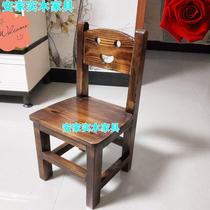 Small chair household with solid wood backchair children chair small stool changing shoes chair chair chair smile chair