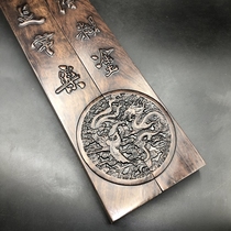 Town ruler Town paper press ruler Regular Lotte style Vin Room Four Treasure Press Paper Wooden Town Ruler Classical book Room Supplies