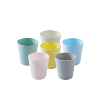 Plastic cup Water cup Household breakfast cup Simple fresh forest ins wind cup mouthwash cup Beer cup Coffee cup