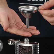 Mini stainless steel funnel small caliber wine funnel 304 refueling liquid dispenser household kitchen oiler