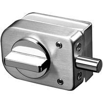 Open-hole glass door lock glass door ground lock single double door glass door lock glass door latch ground bathroom door lock