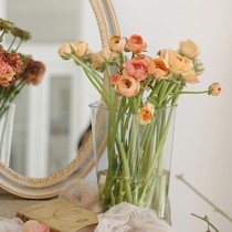 Transparent glass waking flower Bucket Flower Shop Private home flowers Flowers Bucket High Barrel Plastic Bottling Flower Flower Arrangements
