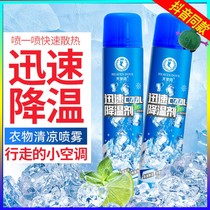 Paradise pigeon rapid cooling agent t refrigeration spray summer car fast cooling anti-heatstroke dry ice agent cool