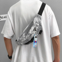 Tide Card Personality Zdyeing Chest Bag Mens Sports Money Pocket Summer Day Department Fashion Casual Little Satchel Satchel Satchel