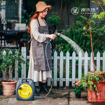 Xie Bing burning watering flower artifact watering nozzle water gun household sprinkler garden watering water pipe storage truck