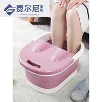 Household foot bucket high folding foot bath bucket plastic foot wash bucket massage foot basin insulation foot tub high depth bucket
