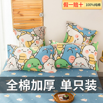 Pillowcase Pure Cotton Single Thickened Cotton Student Small Pillow Case 30x50 Children Cartoon Pillow ins40x60