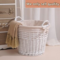 Storage basket dirty clothes basket rattan clothes basket dirty clothes storage basket bamboo woven frame dirty clothes basket woven hot air balloon basket