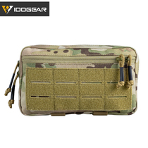 Small steel scorpion tactical debris bag Military fan outdoor laser cutting camouflage vest dual-use storage bag waist bag belly bag