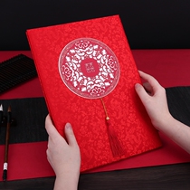 Thick gift newlywed wedding thin full moon Study book book Thick gift book Wedding gift book Book of accounts Banquet book of records