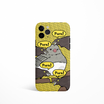 (Memes Institute) Crow Bird Animal IMD All-inclusive Soft Shell Black Edge Original Phone Case