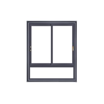 World Leopard Door and Window GR80 High and Low Rail Broken Bridge Aluminum Translating Window Sound Insulation Tempered Glass Bedroom Window Line Same Model