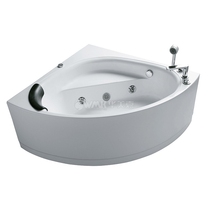 WMK Camelia acrylic corner one-sided skirt whirlpool bathtub home bath tub
