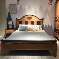 Xinrui Zhi Ha Rui childrens solid wood furniture bed desk environmental protection material Nordic style bedroom furniture