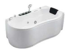 Farnsa Massage Bathtub Surf Massage Piping Automatic Sewerage Solo White Acrylic