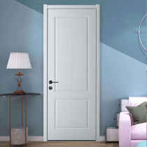 Xin di wooden door MD-1078A solid wood composite door flat open door open import facing health and environmental protection under single sending hardware