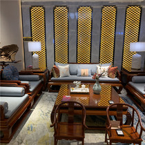 The Friends are Home Grand Fruit Purple Honolulu (Pterocarpus macarocarpus) Eight sets of elegant oriental sofas