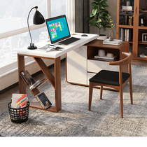 Add energy Nordic desktop computer desk simple modern study corner desk bookcase combination student writing table