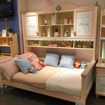 Songbao Kingdom childrens solid wood furniture Qiyuan cabinet bed storage bed VR panoramic video goods