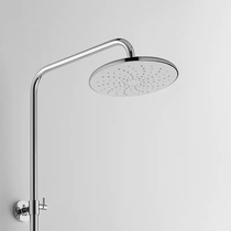 Huida sanitary Ware all copper household new single double control straight pipe shower 9 inch big top spray HWB5005-P01CP