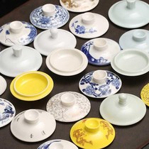 Dustproof large universal accessories tea bowl cover Mark tea cup with lid cup cover office Cup single sale ceramic water Cup