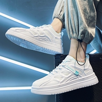 Mens shoes 2021 New breathable mesh panel shoes mens summer leisure sports wild white trendy shoes X0ANTA0C