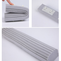 Original mop head rubber cotton replacement head half fold squeeze water cotton head absorbent sponge head foam universal accessories roller