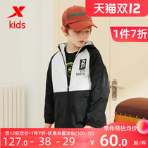 Special step childrens clothing boy jacket casual coat childrens middle and big child 2020 new spring zipper shirt trend