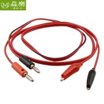 Multimeter meter meter pen DC power supply universal DT bar stabilized power supply test crocodile clip output line