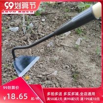 Weeding Hoe Farm tools Agricultural hoe hoeing multi-purpose vegetable planting dual-purpose outdoor all-steel thickened wasteland artifact